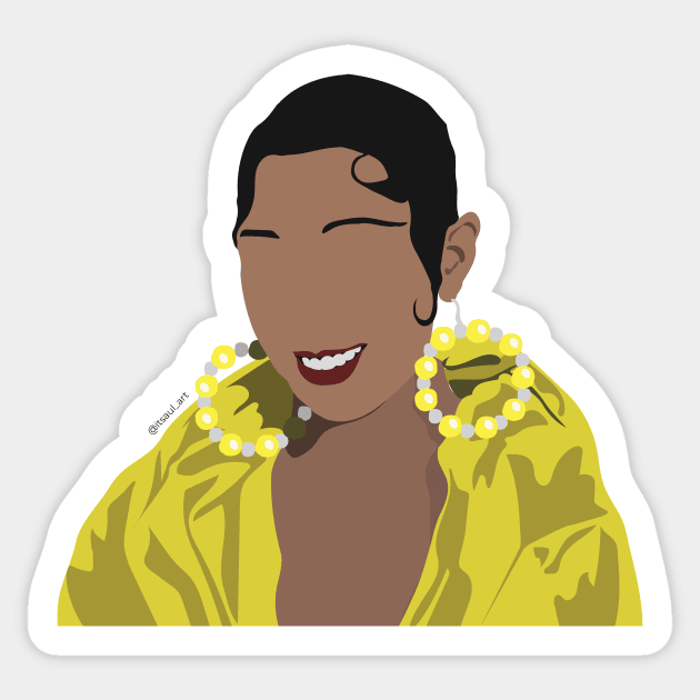 Josephine Baker Sticker by itsaulart